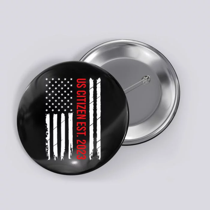 US Citizenship Decoration American New USA Citizen Button