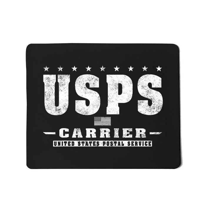 USPS Carrier Distressed Vintage Design Mousepad