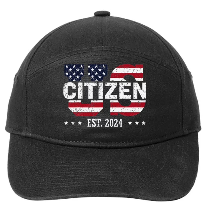 Us Citizenship Decoration American New Usa Citizen 7-Panel Snapback Hat