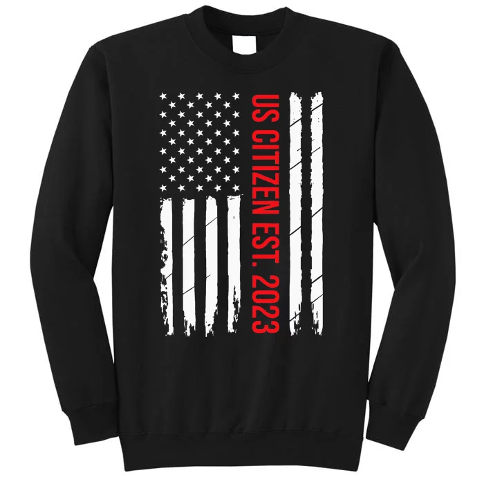 US Citizenship Decoration American New USA Citizen Tall Sweatshirt