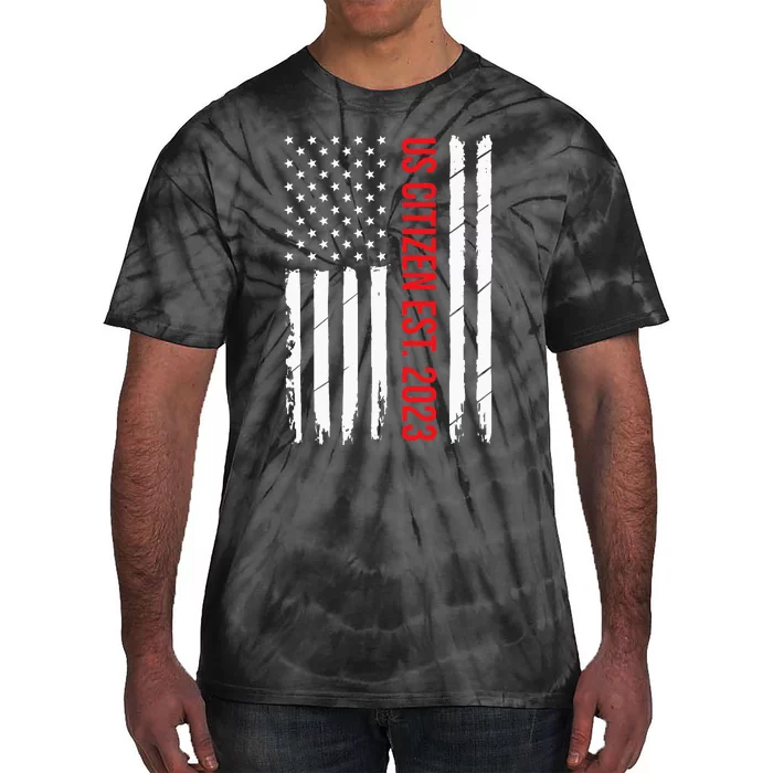 US Citizenship Decoration American New USA Citizen Tie-Dye T-Shirt