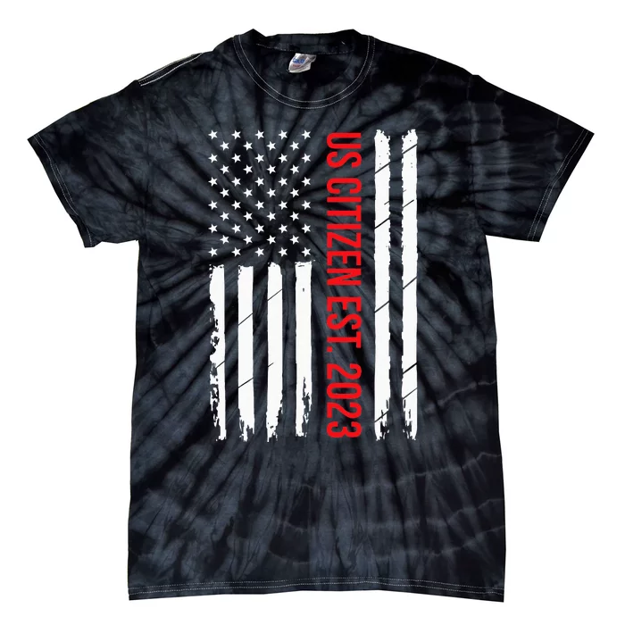 US Citizenship Decoration American New USA Citizen Tie-Dye T-Shirt