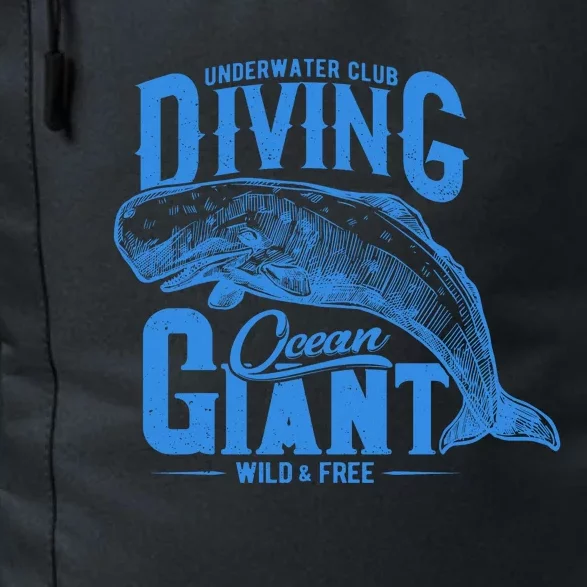 Underwater Club Diving Ocean Giant Wild And Free Daily Commute Backpack