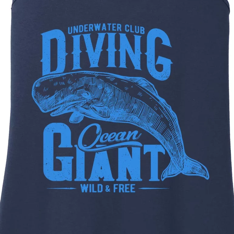 Underwater Club Diving Ocean Giant Wild And Free Ladies Essential Tank