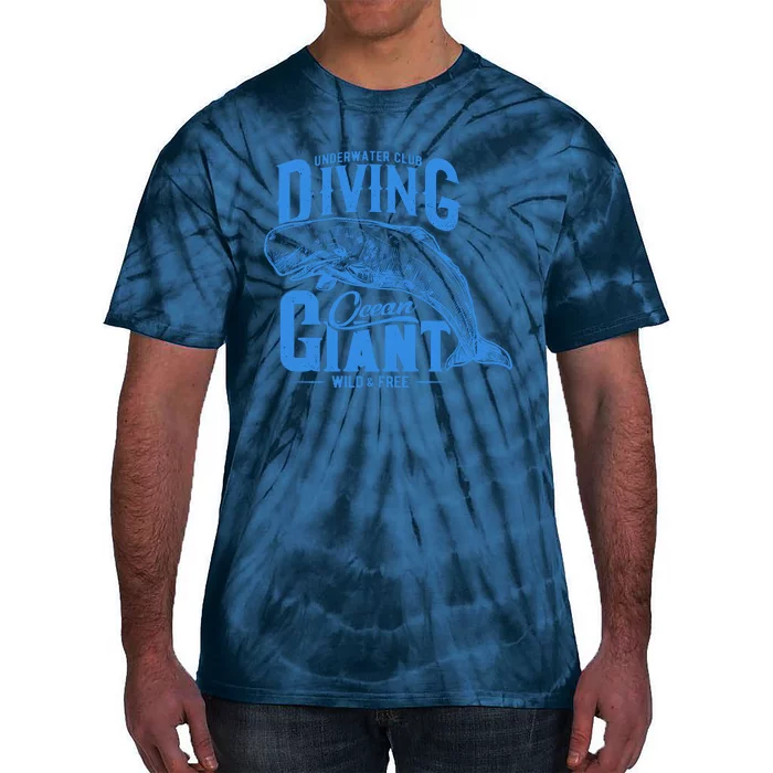 Underwater Club Diving Ocean Giant Wild And Free Tie-Dye T-Shirt