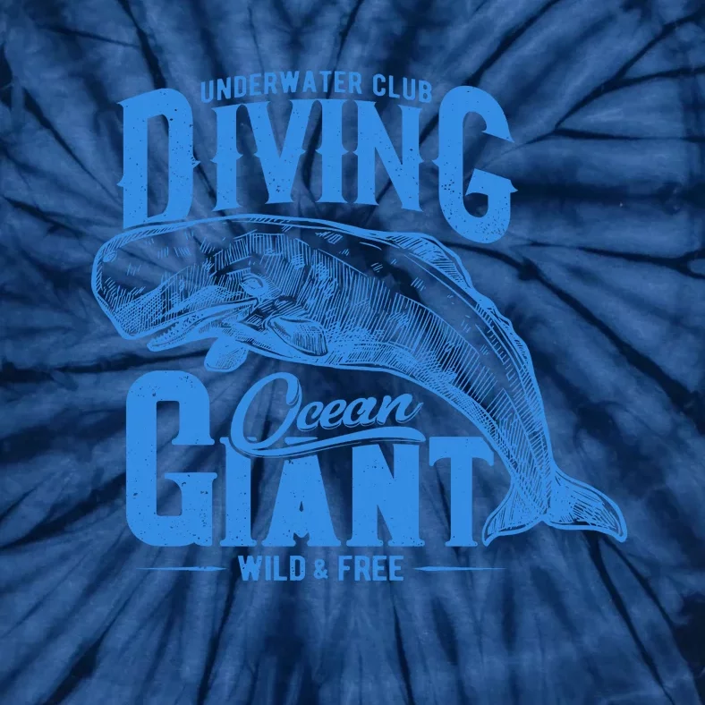 Underwater Club Diving Ocean Giant Wild And Free Tie-Dye T-Shirt