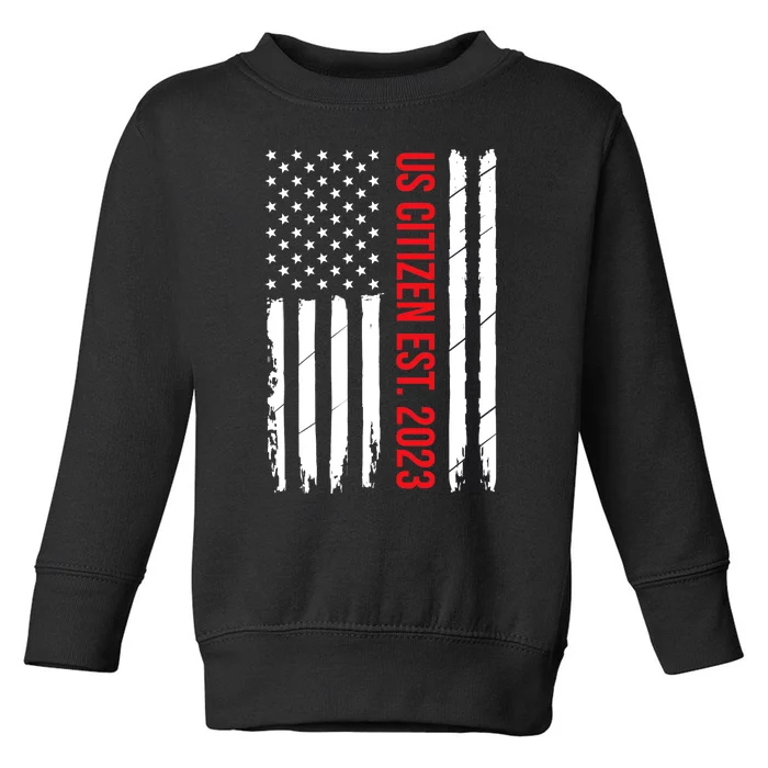 US Citizenship Decoration American New USA Citizen Toddler Sweatshirt