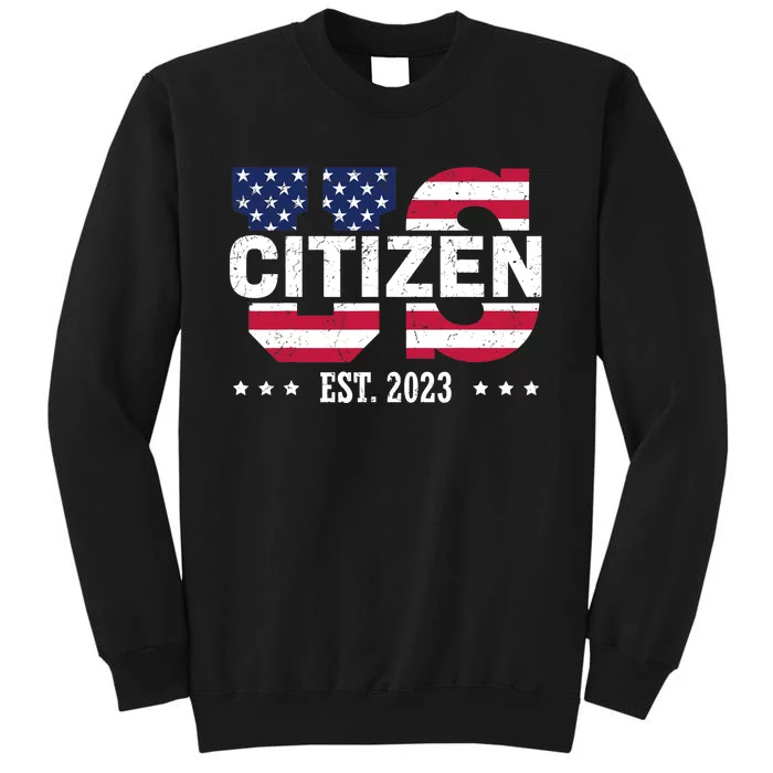 US Citizenship Decoration American New USA Citizen Tall Sweatshirt