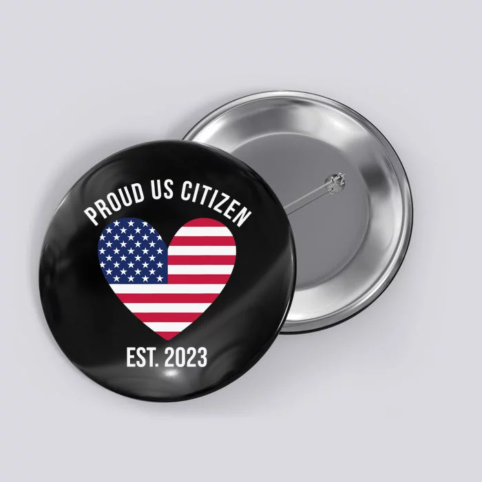 US Citizenship Decoration American New USA Citizen Button