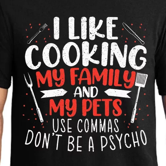 Use Commas Don't Be A Psycho Grammar Police English Teacher Pajama Set