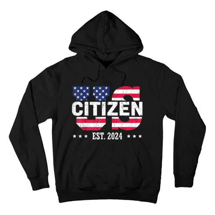 Us Citizenship Decoration American New Usa Citizen Tall Hoodie