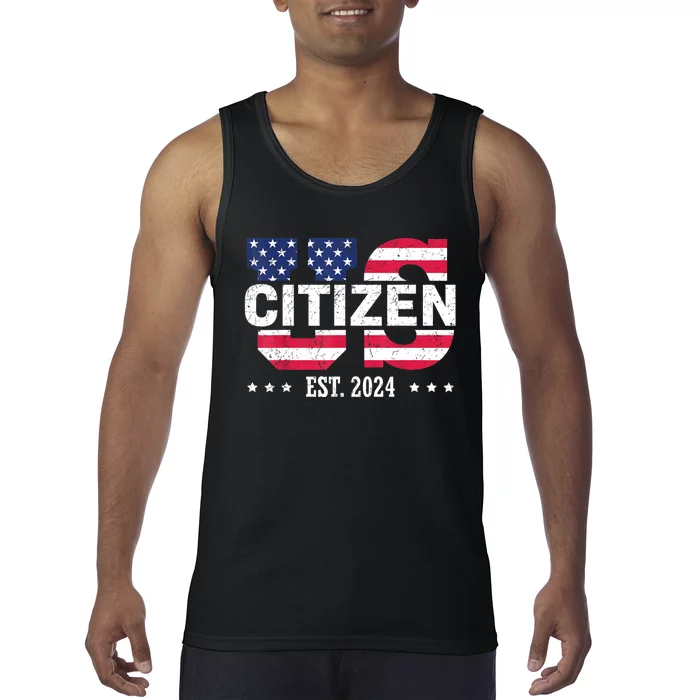 Us Citizenship Decoration American New Usa Citizen Tank Top