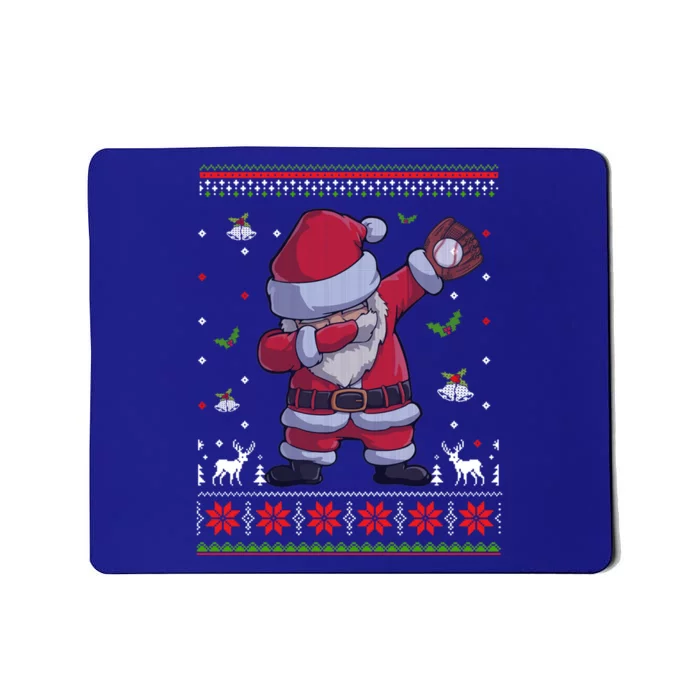 Ugly Christmas Dabbing Santa Claus Baseball Xmas Pajamas Great Gift Mousepad