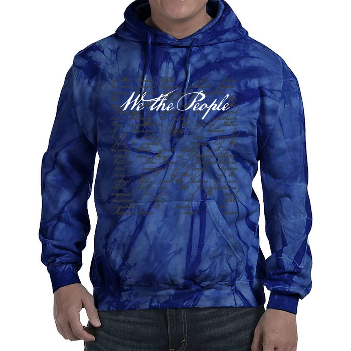 US Constitution Day We The People Tie Dye Hoodie