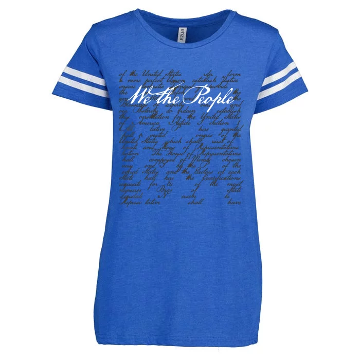 US Constitution Day We The People Enza Ladies Jersey Football T-Shirt