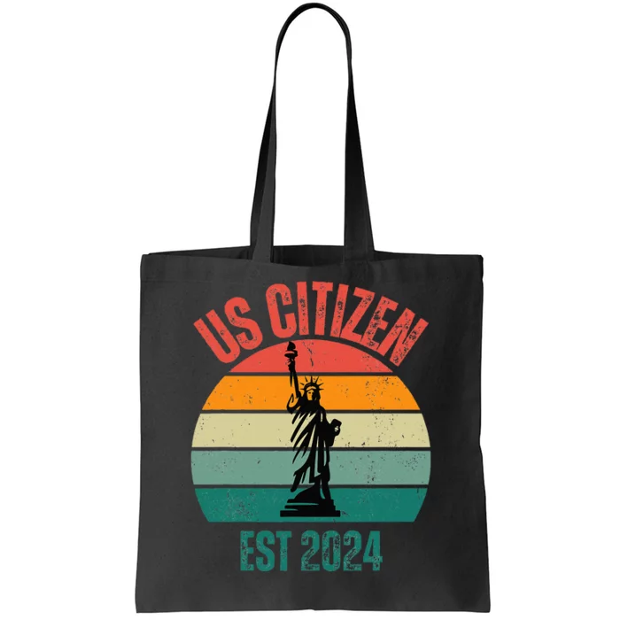 Us Citizen Est.2024New American Citizenship Tote Bag