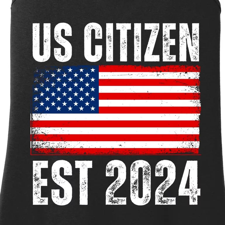 Us Citizen Est 2024 Ladies Essential Tank