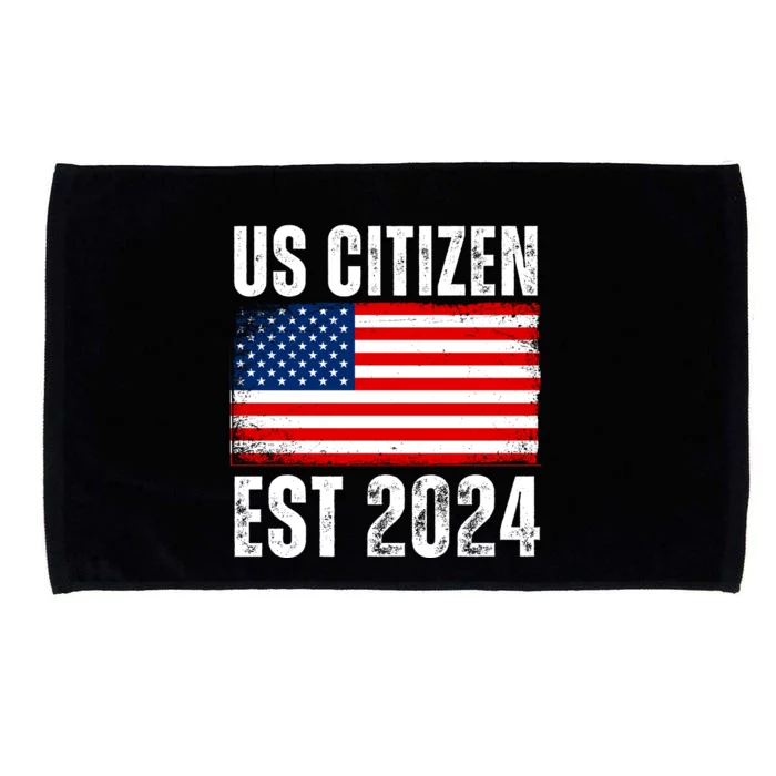 Us Citizen Est 2024 Microfiber Hand Towel