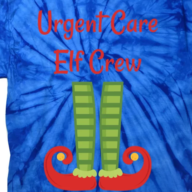 Urgent Care Elf Crew Christmas Gift Tie-Dye T-Shirt