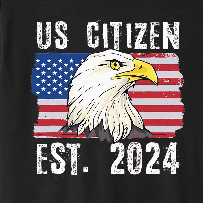 Us Citizen Est 2024 Citizenship New Usa Citizen ChromaSoft Performance T-Shirt