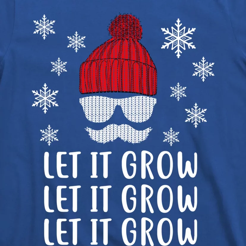 Ugly Christmas Funny Mustache Santa Claus Gift Beard Dad Great Gift T-Shirt