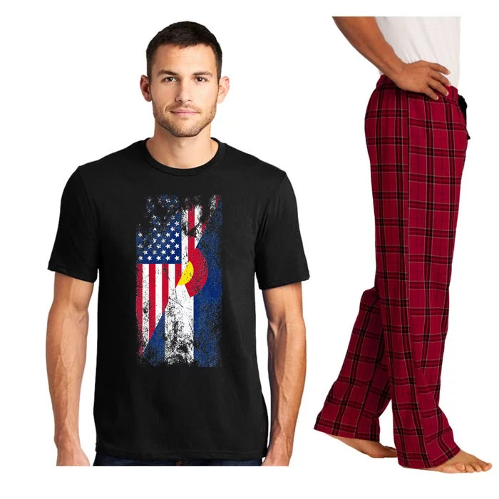 USA Colorado Flags United States Of America Coloradans Pajama Set