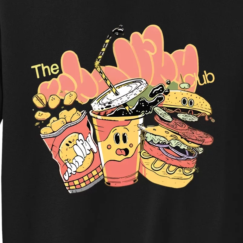 Unhealthy Club Fast Food Tall Sweatshirt