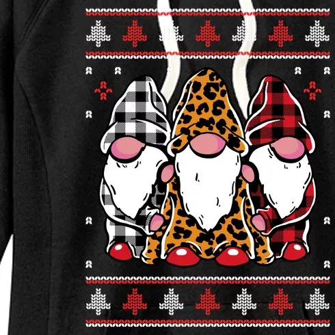 Ugly Christmas Gnomes Women's Fleece Hoodie