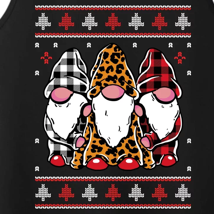 Ugly Christmas Gnomes Performance Tank