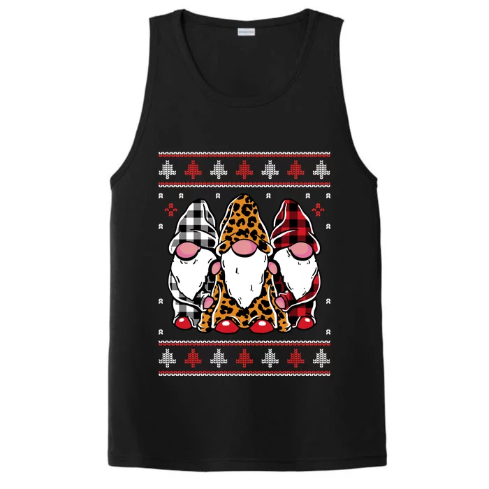 Ugly Christmas Gnomes Performance Tank