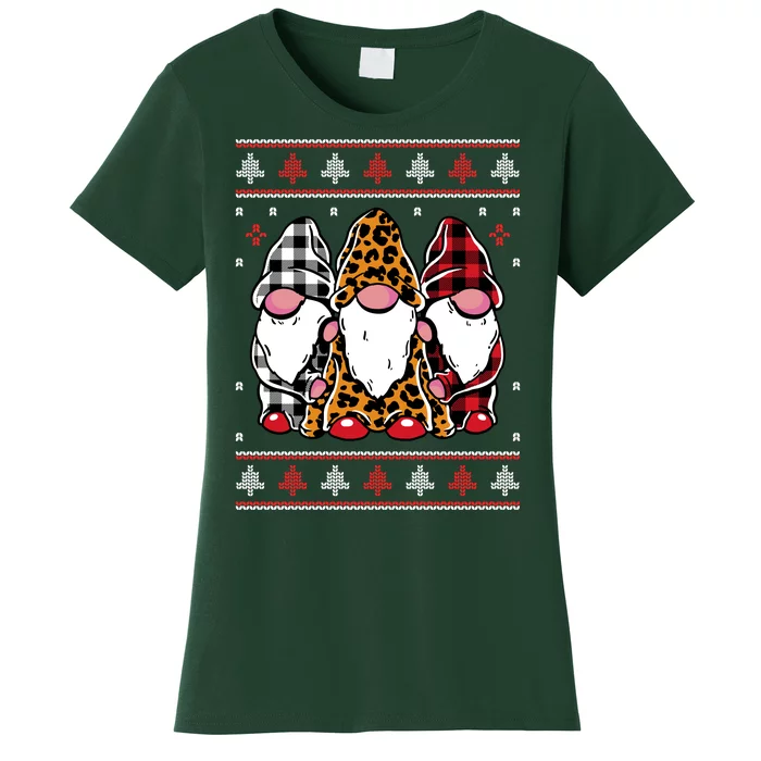 Ugly Christmas Gnomes Women's T-Shirt