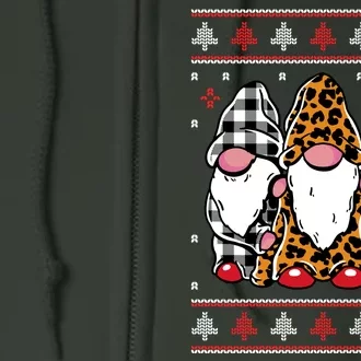 Ugly Christmas Gnomes Full Zip Hoodie