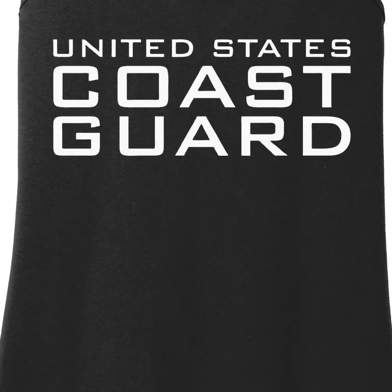 US COAST GUARD USCG UNITED STATES ANCHOR Ladies Essential Tank