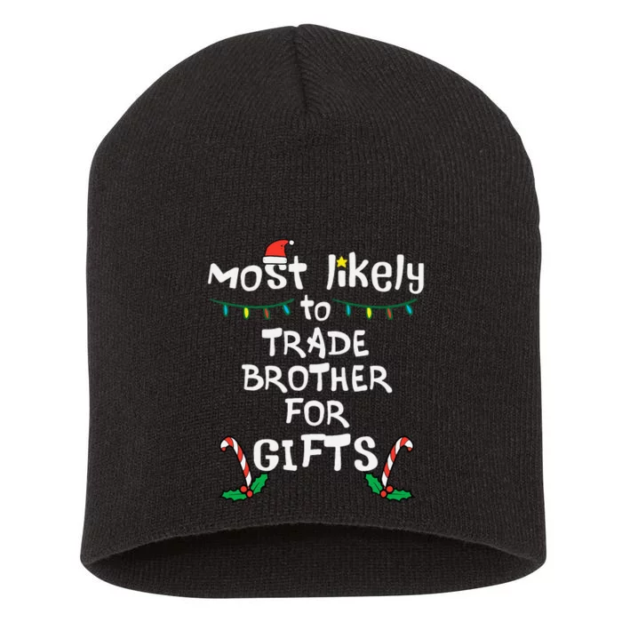 Unique Christmas Gifts Trade Brother for Memorable Presents Short Acrylic Beanie