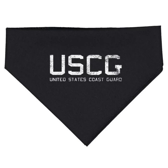 US COAST GUARD USCG UNITED STATES ANCHOR USA-Made Doggie Bandana