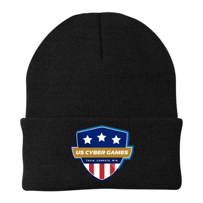 Us Cyber Games Play Compete Pwn Knit Cap Winter Beanie