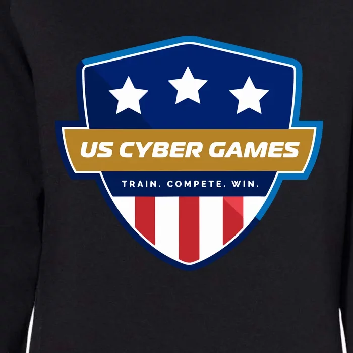 Us Cyber Games Play Compete Pwn Womens California Wash Sweatshirt