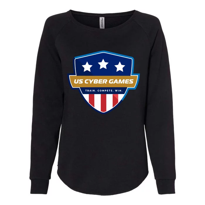 Us Cyber Games Play Compete Pwn Womens California Wash Sweatshirt