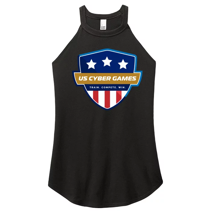 Us Cyber Games Play Compete Pwn Women’s Perfect Tri Rocker Tank