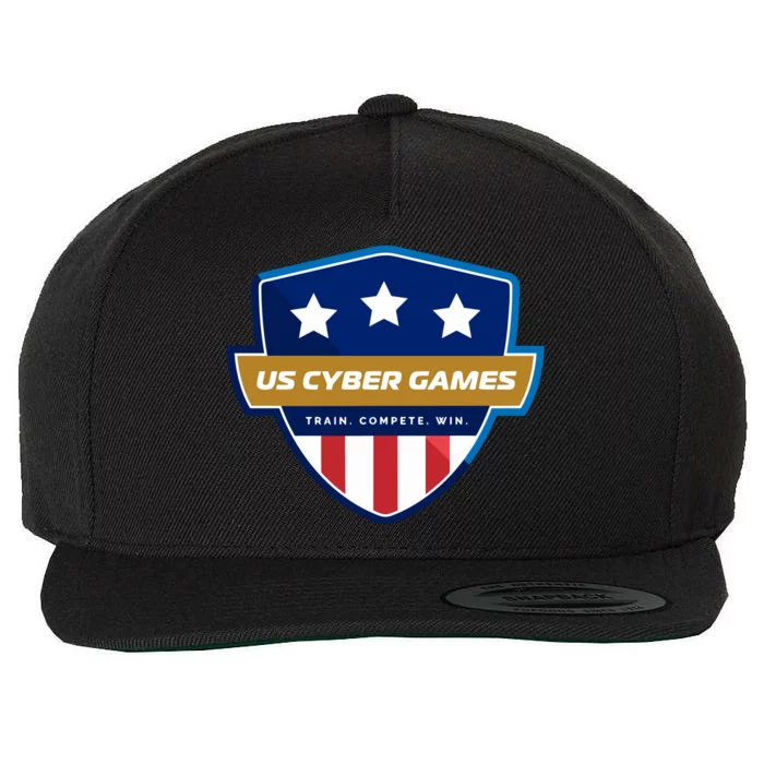 Us Cyber Games Play Compete Pwn Wool Snapback Cap