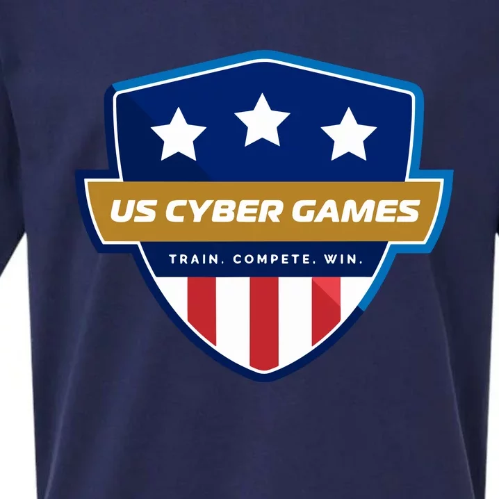 Us Cyber Games Play Compete Pwn Sueded Cloud Jersey T-Shirt