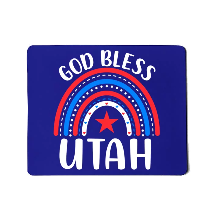 Utah Cute Gift I Love Utah Usa Gift Mousepad