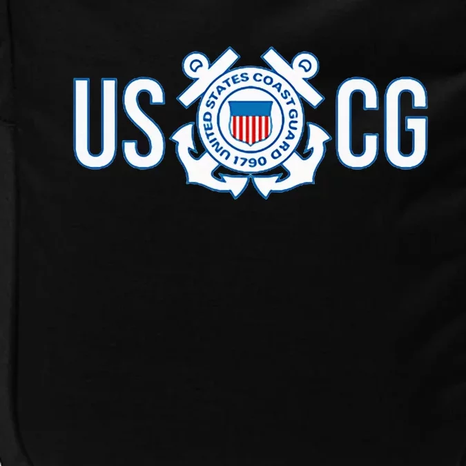 Us Coast Guard Uscg United States Anchor Impact Tech Backpack