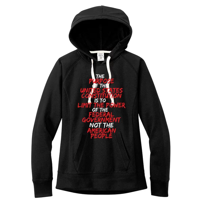 US Constitution Gift Constitution Clarification Women's Fleece Hoodie