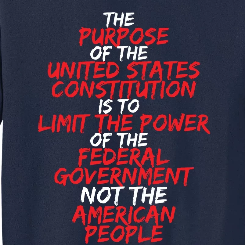 US Constitution Gift Constitution Clarification Tall Sweatshirt