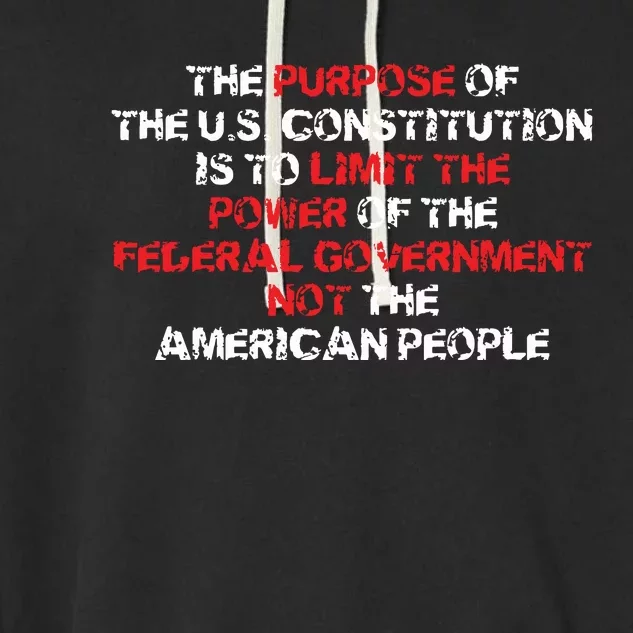 US Constitution Gift Constitution Clarification Pro 2A Garment-Dyed Fleece Hoodie