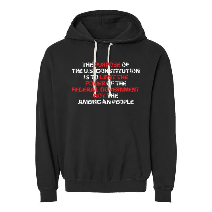 US Constitution Gift Constitution Clarification Pro 2A Garment-Dyed Fleece Hoodie