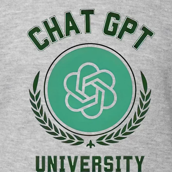 University Chat Gpt Toddler Sweatshirt