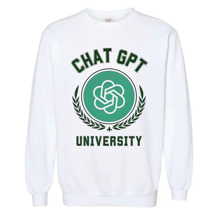 University Chat Gpt Garment-Dyed Sweatshirt