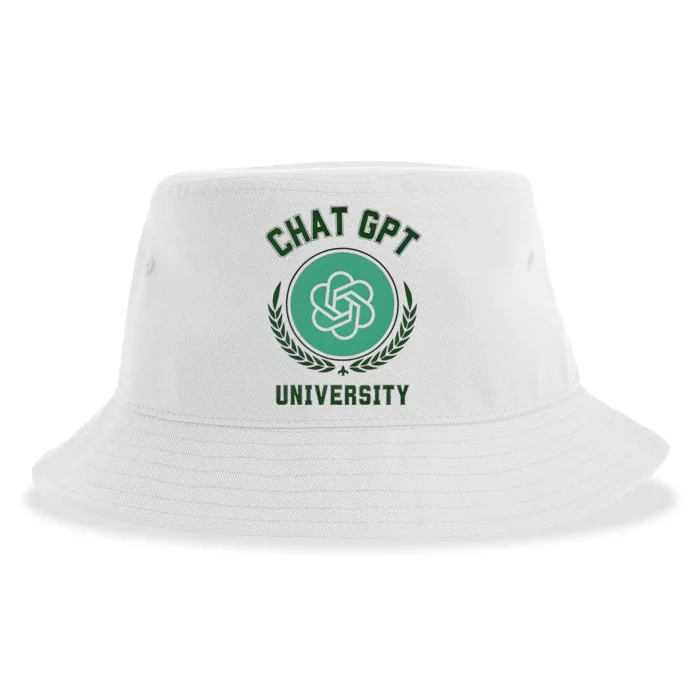 University Chat Gpt Sustainable Bucket Hat